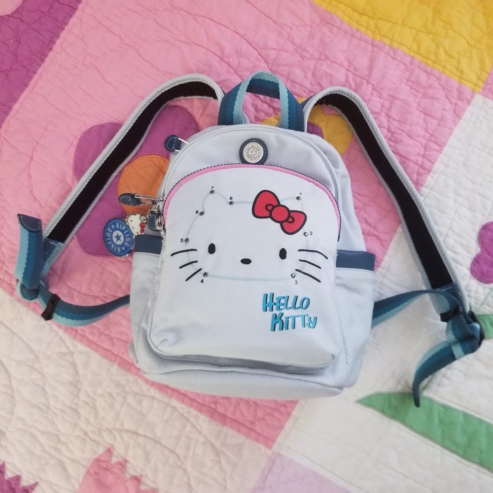 Kipling Hello Kitty Delia Mini Backpack - Picture 1 of 7